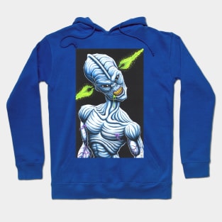 Mind Control Alien - color Hoodie